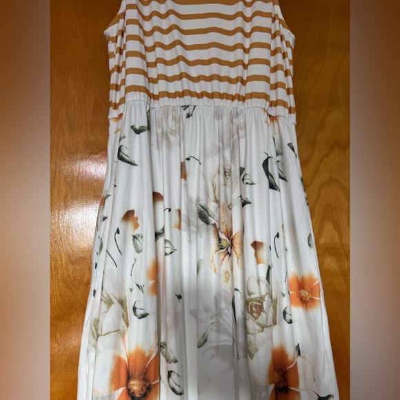 SIMPLEE floral maxi dress - Picture 4 of 15